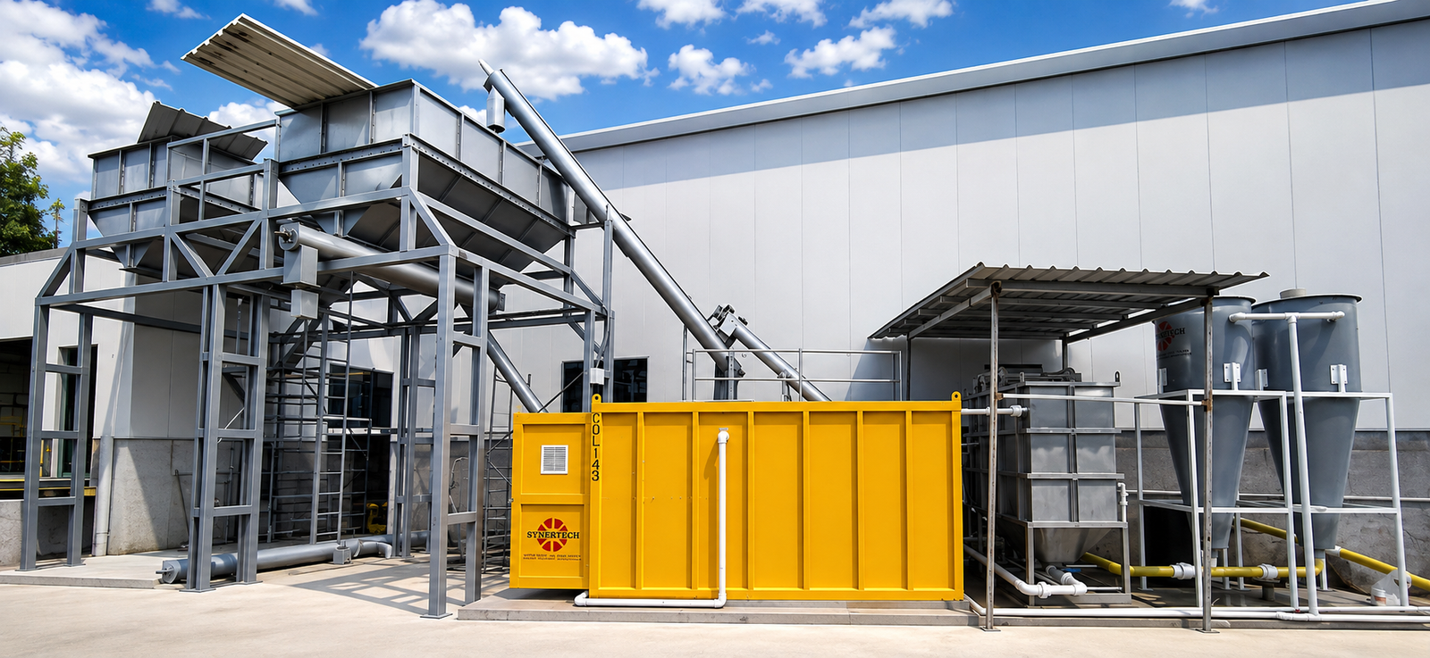 Planta contenedorizada para tratamiento de aguas residuales y agua potable COD 147: ARCANGEL MIGUEL INTERNATIONAL