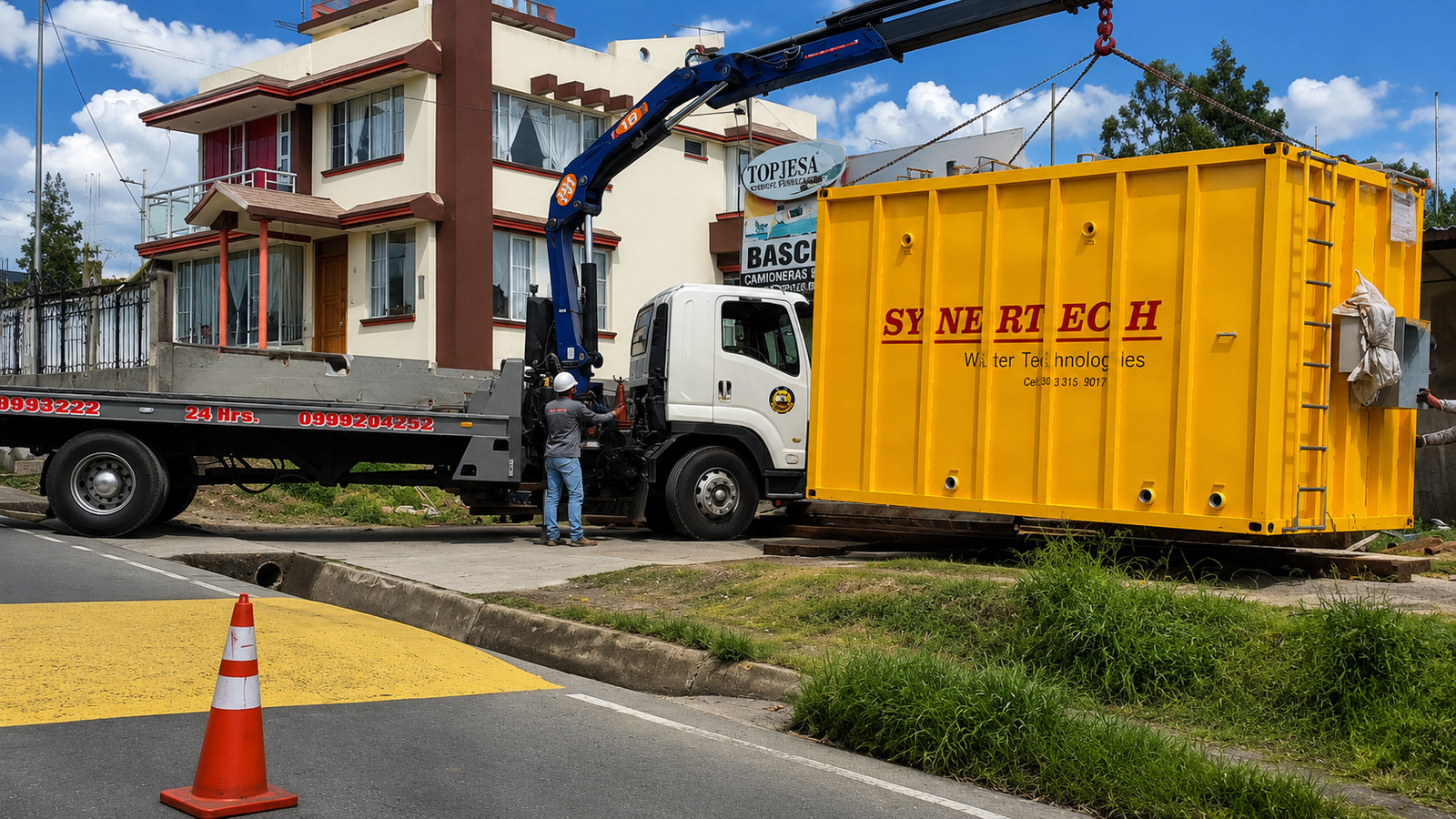 Planta contenedorizada para tratamiento de aguas residuales y agua potable COD 162: ALQUISER