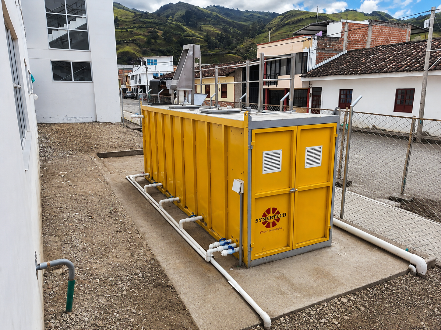 Planta contenedorizada para tratamiento de aguas residuales y agua potable COD 238: HOSPITAL DE 1 NIVEL EL BUEN SAMARITANO