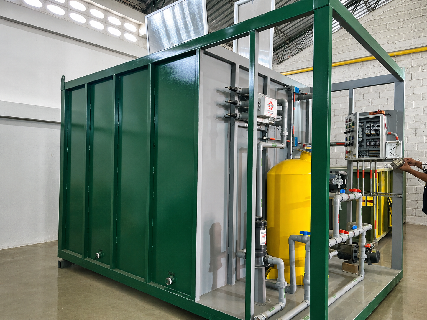 Planta contenedorizada para tratamiento de aguas residuales y agua potable COD 324: TUR COLOMBIA LIMITED