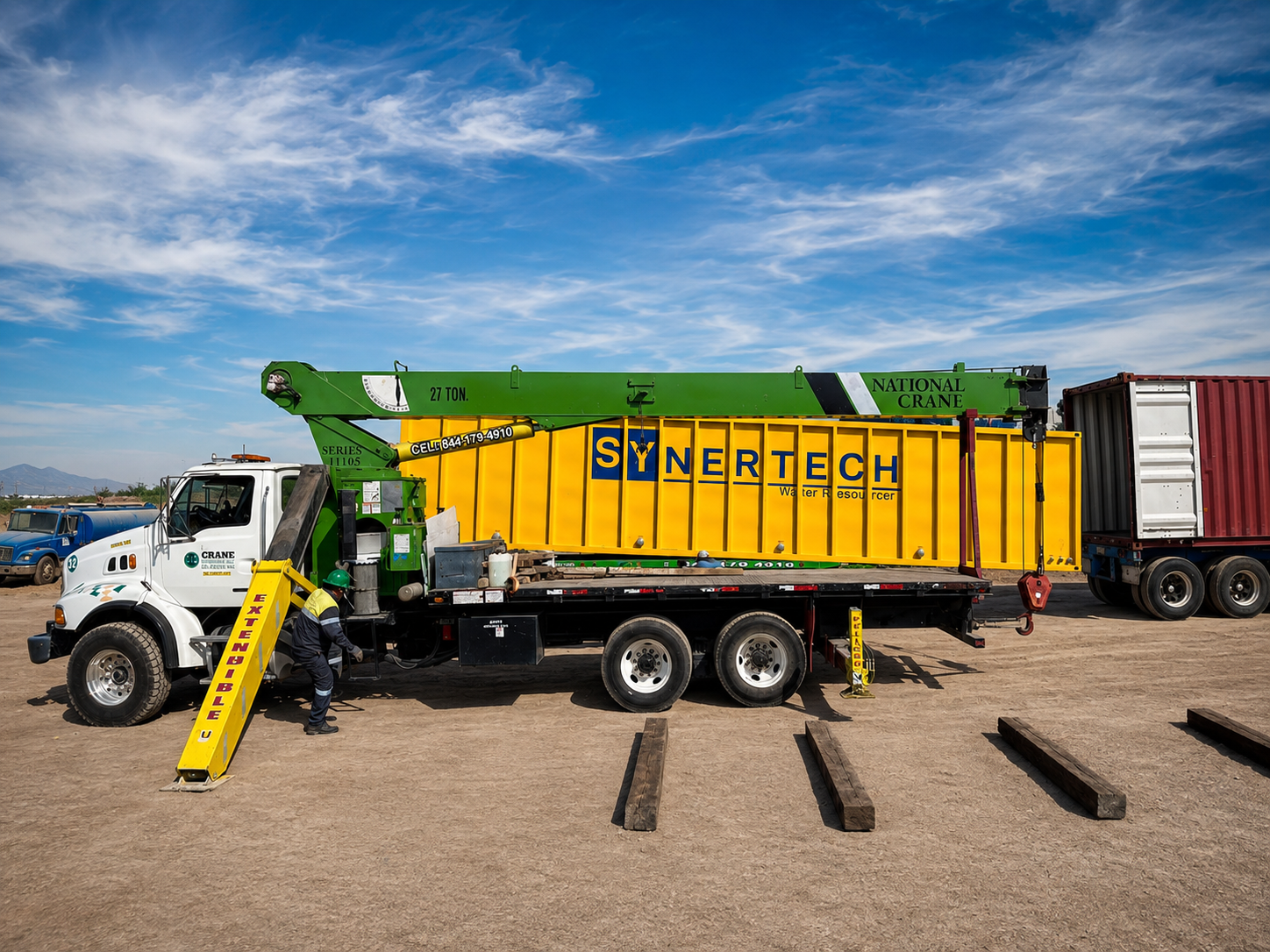 Planta contenedorizada para tratamiento de aguas residuales y agua potable COD 343: COMSYP
