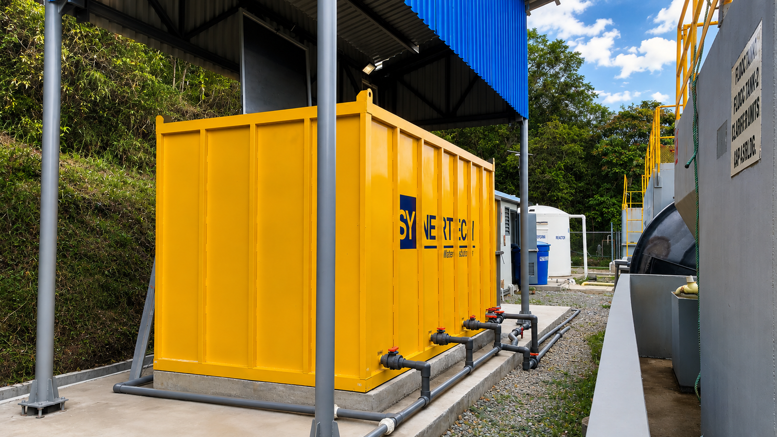 Planta contenedorizada para tratamiento de aguas residuales y agua potable COD 346: CONTINENTAL GOLD
