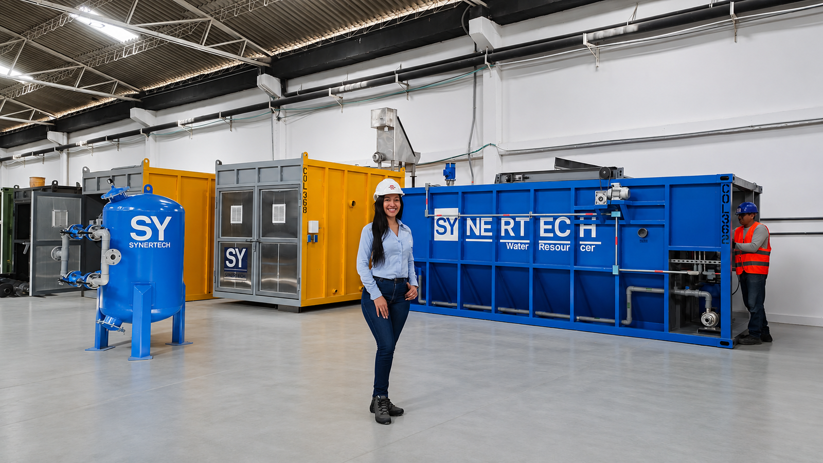 Planta contenedorizada para tratamiento de aguas residuales y agua potable COD 362: SQA INGENIERÍA