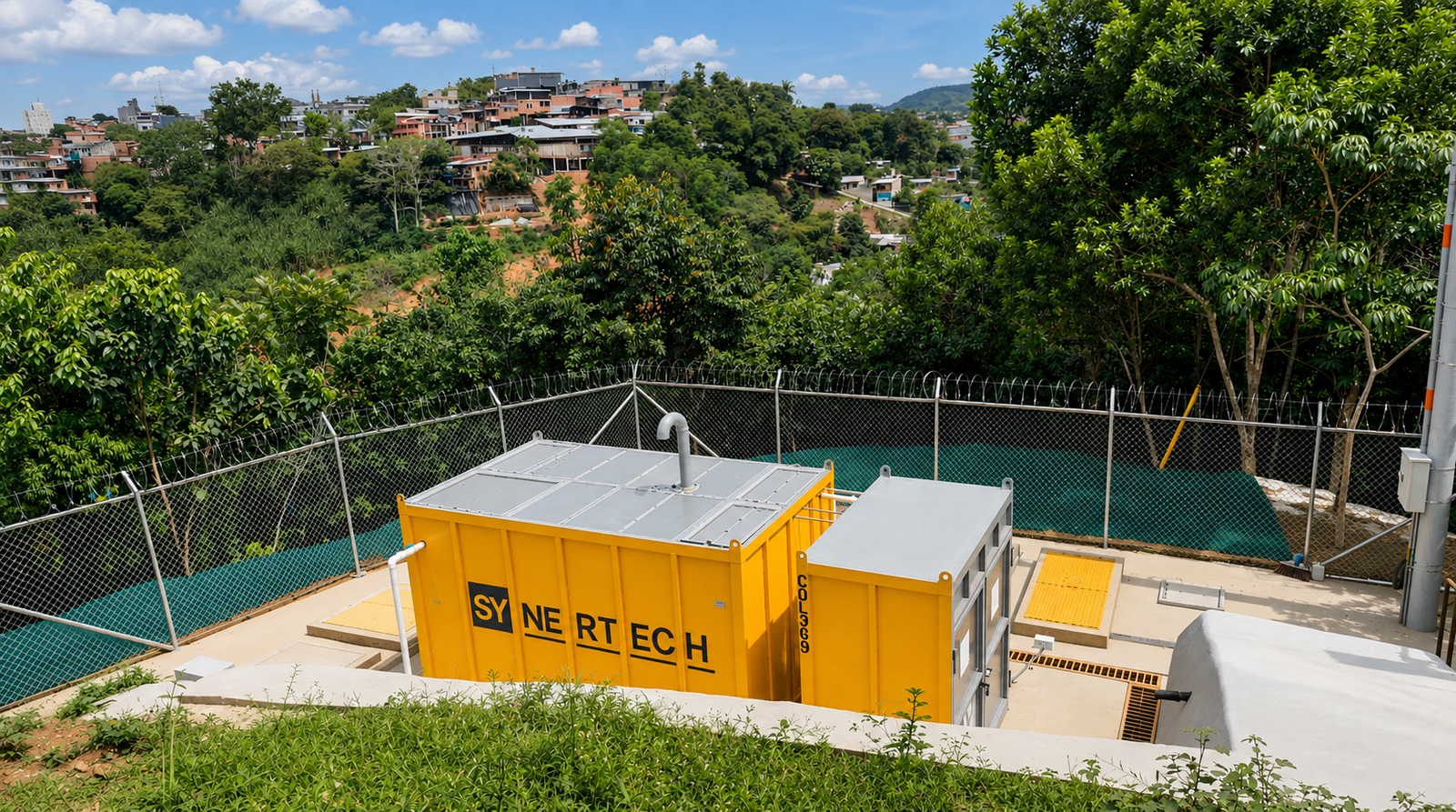 Planta contenedorizada para tratamiento de aguas residuales y agua potable COD 369: ARIS MINING