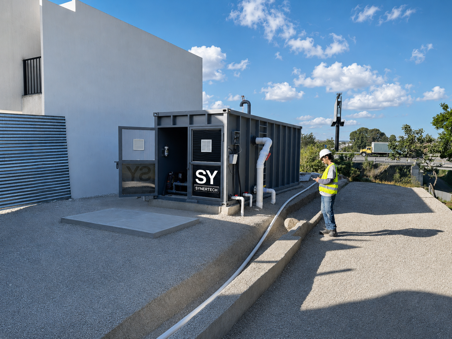 Planta contenedorizada para tratamiento de aguas residuales y agua potable COD 389: GUATERCONTROL
