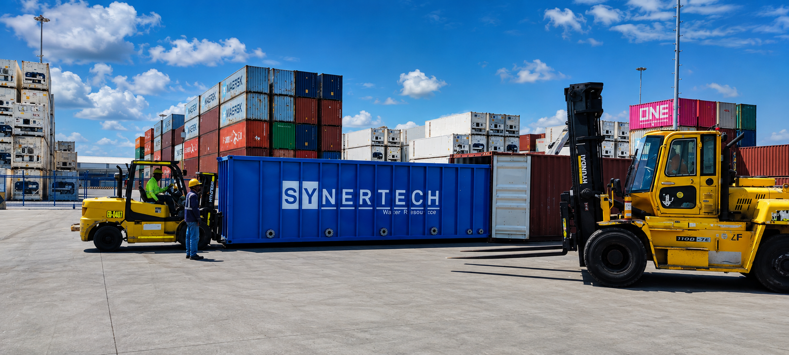 Planta contenedorizada para tratamiento de aguas residuales y agua potable COD 400: COMERCIAL ESCOBAR PORTILLO