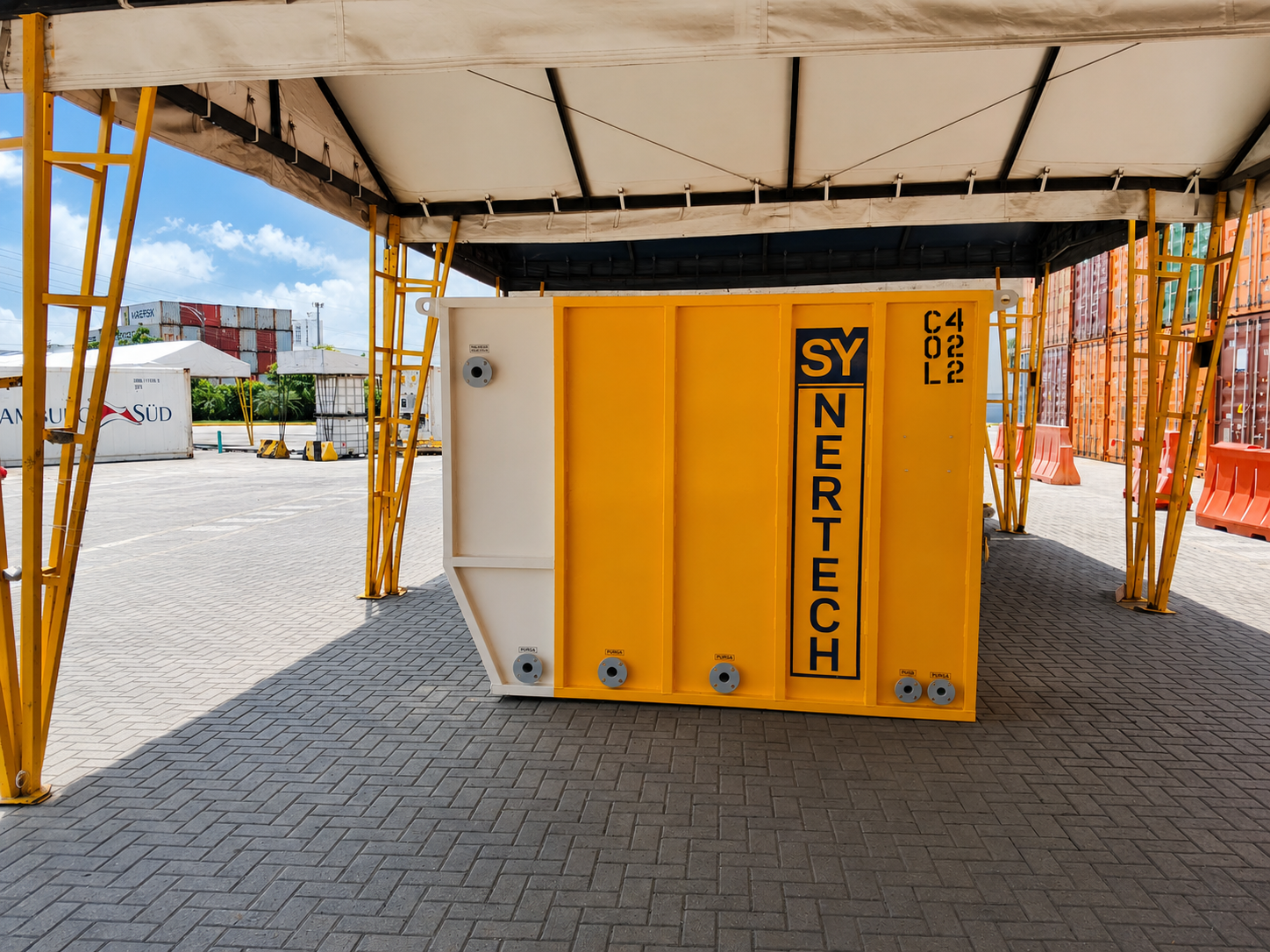 Planta contenedorizada para tratamiento de aguas residuales y agua potable COD 422: MARVIRJIM