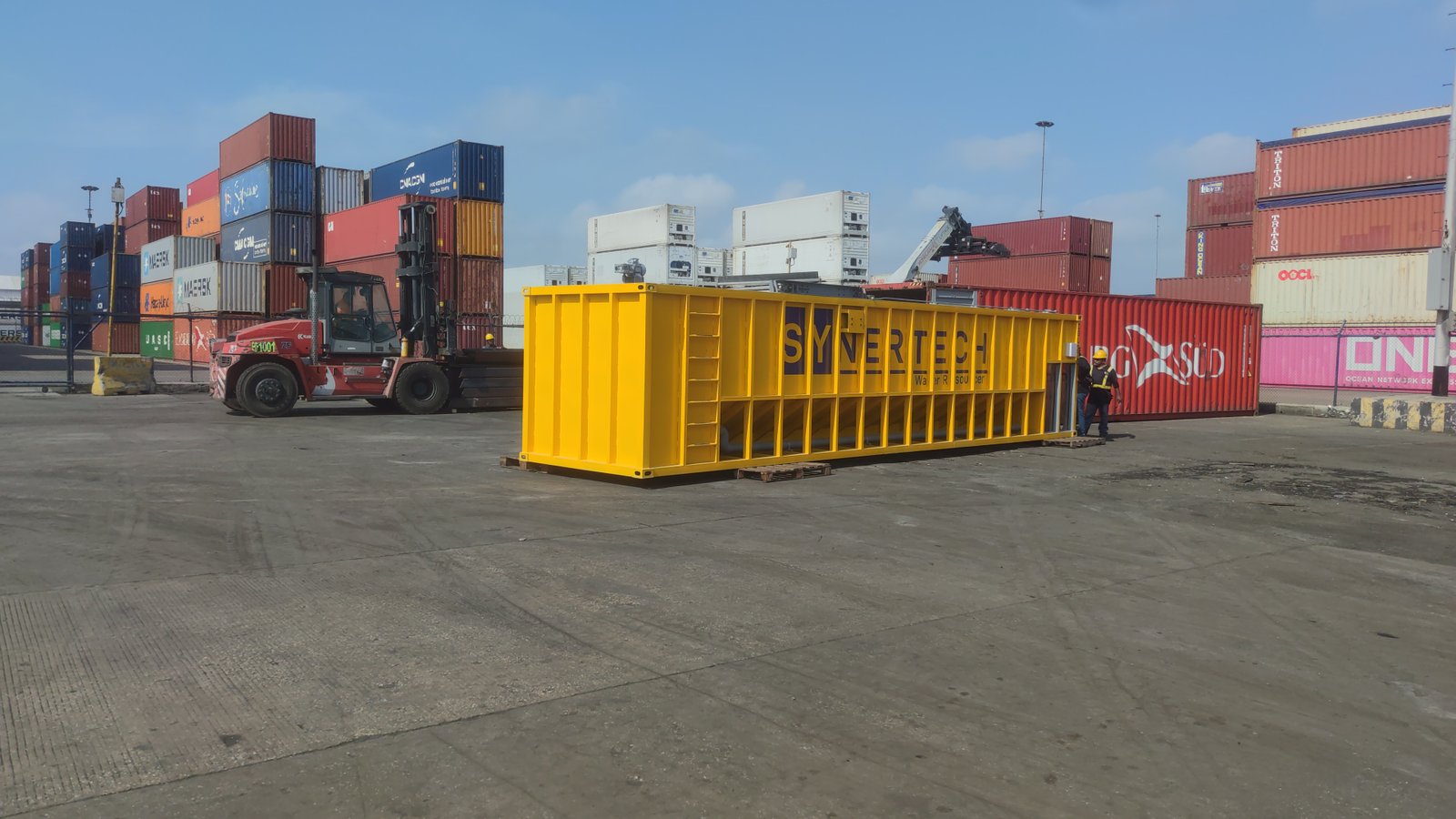 Soluciones de tratamiento de agua para puertos, terminales y operaciones logísticas COD 370: AQUAGREEN