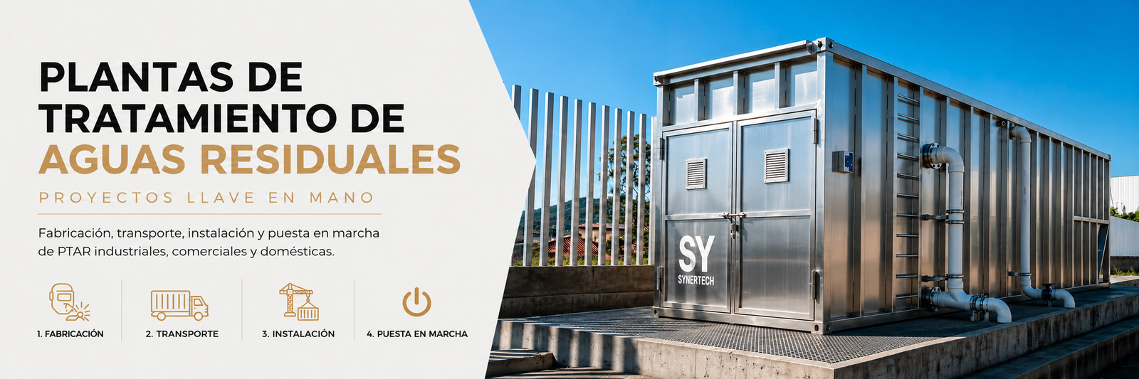 Plantas de Tratamiento de Aguas Residuales | Synertech